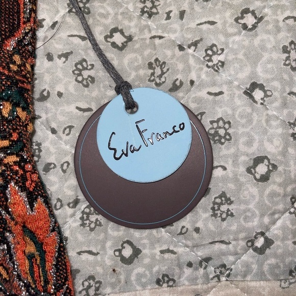 Anthropologie Eva Franco “Brown Motif” sleeveless top. NWT - Picture 8 of 9